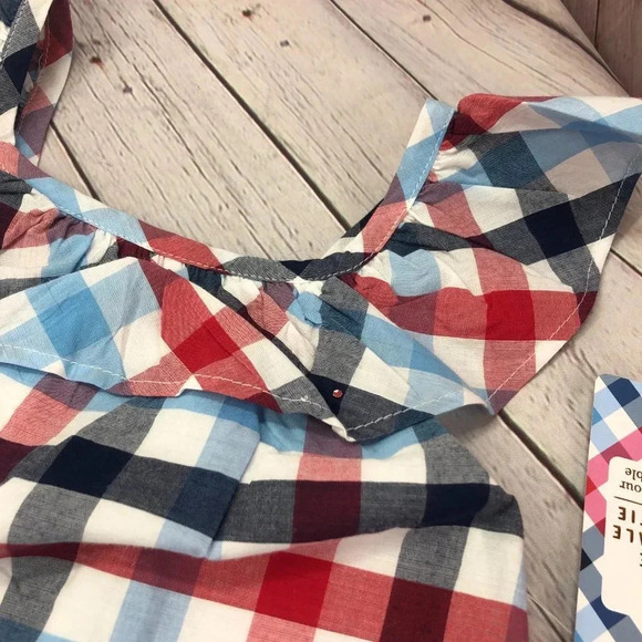 NWT 18M tommy bahama 3pc set sundress and scrunchie beach nautical - Picture 5 of 7